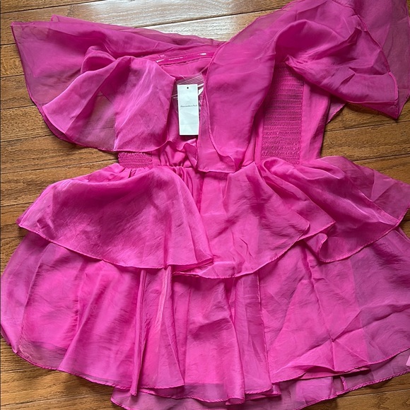 Abercrombie & Fitch Bright Pink Dress - Picture 3 of 3